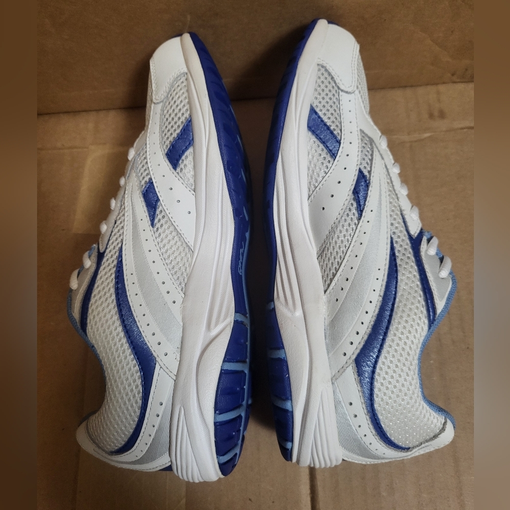 Ryka Stroll White/Blue Sneakers Women Size 8 - Picture 3 of 12